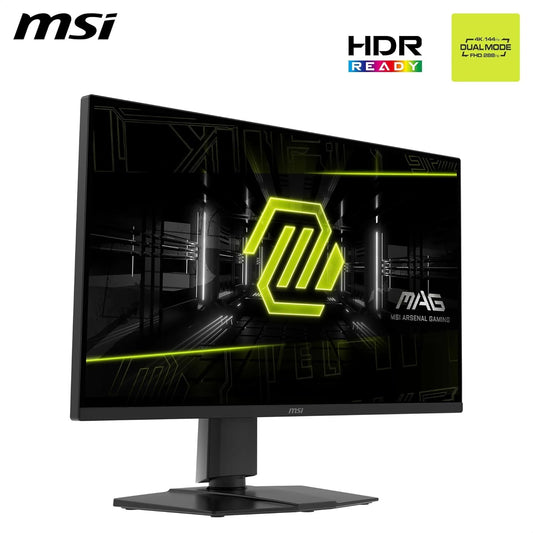 MSI MAG 275UPD E14 27-Inch, 4K UHD Gaming Monitor, 3840 x 2160 IPS, 288Hz, 1ms, HDR Ready, Eye Care, Dual-Mode, HDMI 2.1, DP 1.4a, Frame-Less, Tilt/Height Adjustable, Vesa Mount, Black