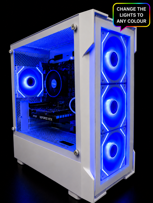 Ryzen 5 5500, RTX 3050 GAMING PC (New, READY TO GO)
