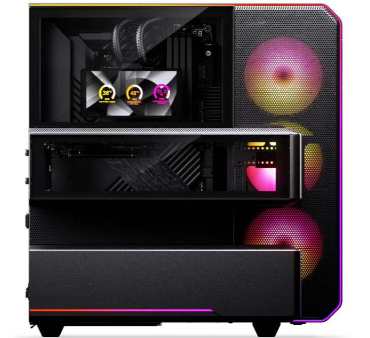 Phanteks EX5 MAX High Airflow ATX Chamber Case with 360 AIO - Satin Black