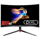 piXL CM32GF5 32 Inch Curved Gaming Monitor, 144Hz/ 165Hz