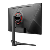 piXL CM27C7 27 Inch Curved Monitor, 165Hz, 1ms, Frameless, Freesync / G-Sync, Full HD, HDMI, Display Port, USB, Black with RGB Lighting, VESA Mount, Height Adjustable