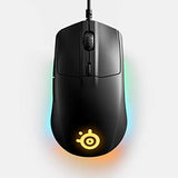 SteelSeries Rival 3 - Gaming Mouse - 8,500 CPI TrueMove Core Optical Sensor - 6 Programmable Buttons - Split Trigger Buttons - Black