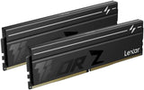 Lexar THOR Z Series OC DDR5 RAM 32GB Kit (2x16GB) 6000 MHz CL36, DRAM 288-Pin UDIMM Desktop Memory, PC Memory High-Performance Computer Memory for Intel XMP 3.0/AMD EXPO, For AI, Gaming, 1.4V