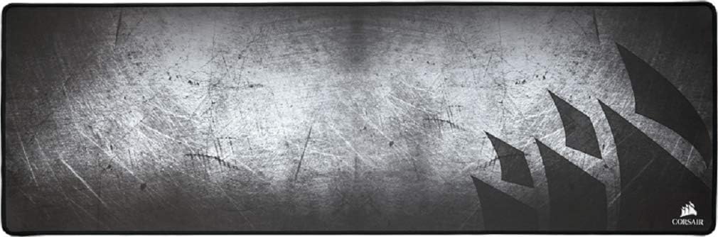Corsair MM300 PRO Premium Spill-Proof, Stain-Resistant Cloth Gaming Mouse Pad (93 x 30 cm Surface, Micro-Weave Fabric, 3 mm Thick Plush Rubber, Durable Anti-Fray Edges) Extended, Black/Grey