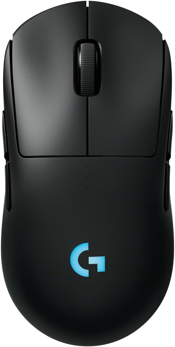 Logitech G PRO 2 LIGHTSPEED Wireless Gaming Mouse, Right- or Left-Handed Mouse with up to 4 Customisable and Switchable Magnetic Side Buttons, 44K DPI Sensor, USB-C Charging, for PC/Mac - Black