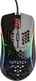 Glorious Gaming Model D Wired Gaming Mouse - 68g Superlight Honeycomb Design, RGB, Ergonomic, Pixart 3360 Sensor, Omron Switches, PTFE Feet, 6 Buttons - Glossy Black