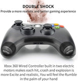 Dhaose Xbox 360 controller, Game Controller USB Wired PC Joystick Gamepad for Xbox 360,Improved Ergonomic Design Controller,Support Xbox 360 PC Windows 7/8/10