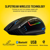 CORSAIR DARK CORE RGB PRO SE Wireless FPS/MOBA Gaming Mouse with Qi Wireless Charging - 18,000 DPI - 8 Programmable Buttons - Sub-1ms Wireless - iCUE Compatible - PC, Mac, PS5, PS4, Xbox - Black