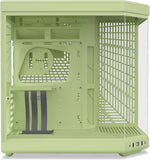 Hyte Y70 Mid-Tower ATX Gaming PC Desktop Case - Panoramic Tempered Glass - Dual Chamber - High Airflow Chassis - PCIE 4.0 Riser Cable Included - New Modern Aesthetic - Matcha Milk (Green)