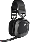 CORSAIR HS80 RGB WIRELESS Multiplatform Gaming Headset – Dolby Atmos – Omni-Directional Microphone – iCUE Compatible – PC, Mac, PS5, PS4 – Carbon
