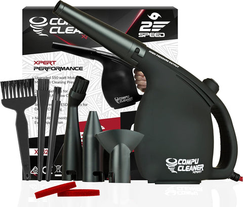 IT Dusters CompuCleaner Xpert - Electric Air Duster Blower for PC, Laptop, Console, electronics and Home Cleaning, environmental alternative to spray air can duster keyboard cleaner