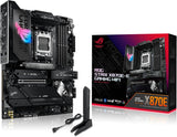 ASUS ROG Strix X870E-E Gaming WiFi, AMD ATX motherboard, 18+2+2 power stages, DDR5 slots, five M.2 slots, PCIe 5.0 with full support for next-gen GPUs, WiFi 7, USB 20G w/PD 3.0 up to 30W