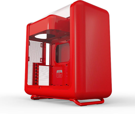 Hyte X50 Modern Performance ATX Mid-Tower PC Gaming Case - Wild Cherry (Red)