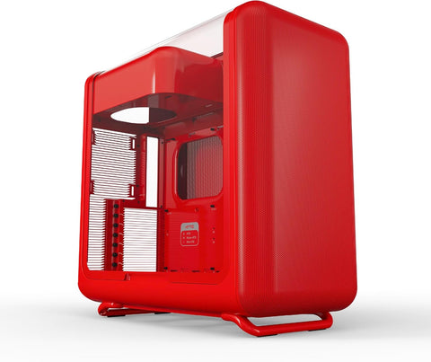 Hyte X50 Modern Performance ATX Mid-Tower PC Gaming Case - Wild Cherry (Red)