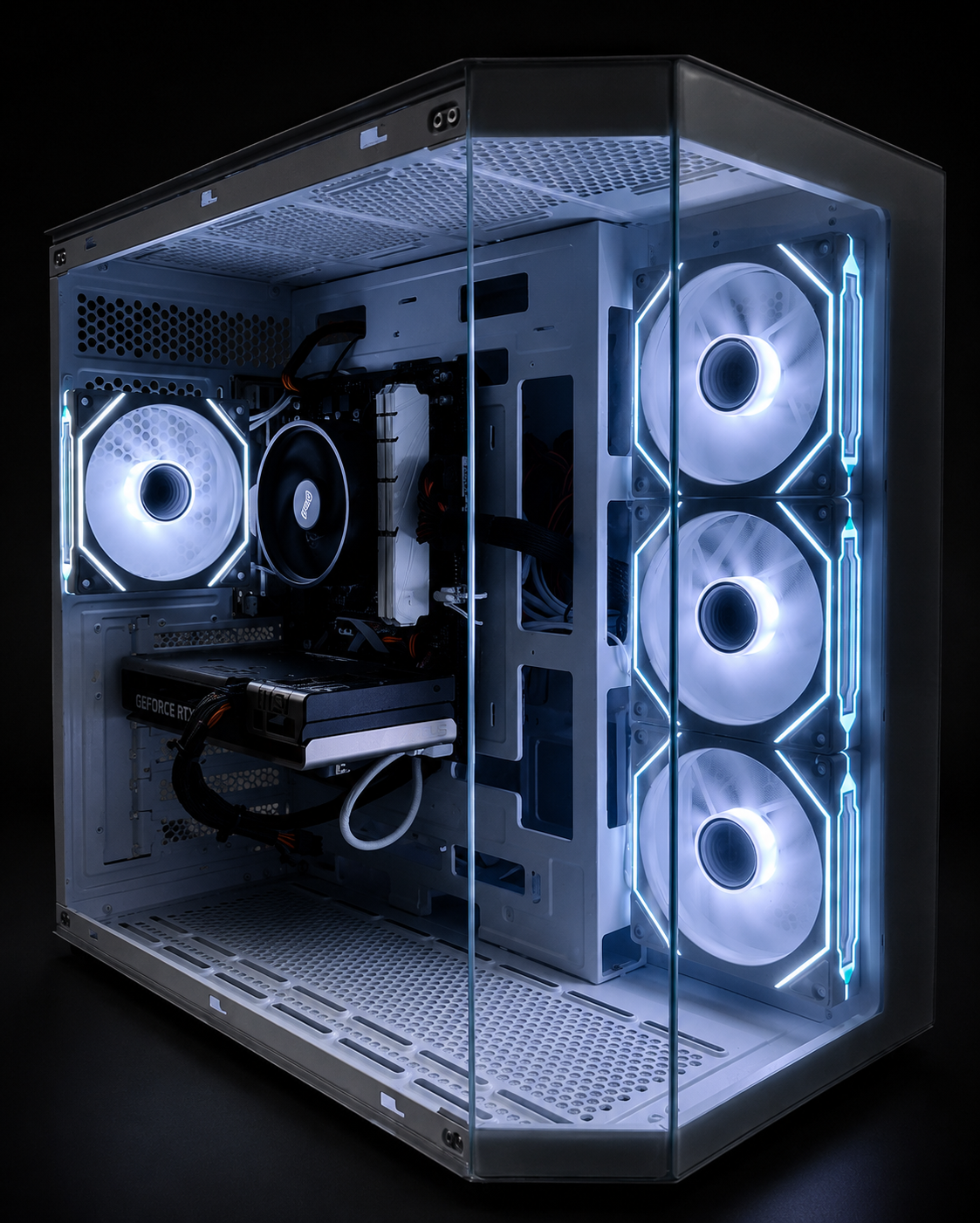 Ryzen 5 5500, RTX 5060 Gaming PC WHITE (Ready to Go, New)
