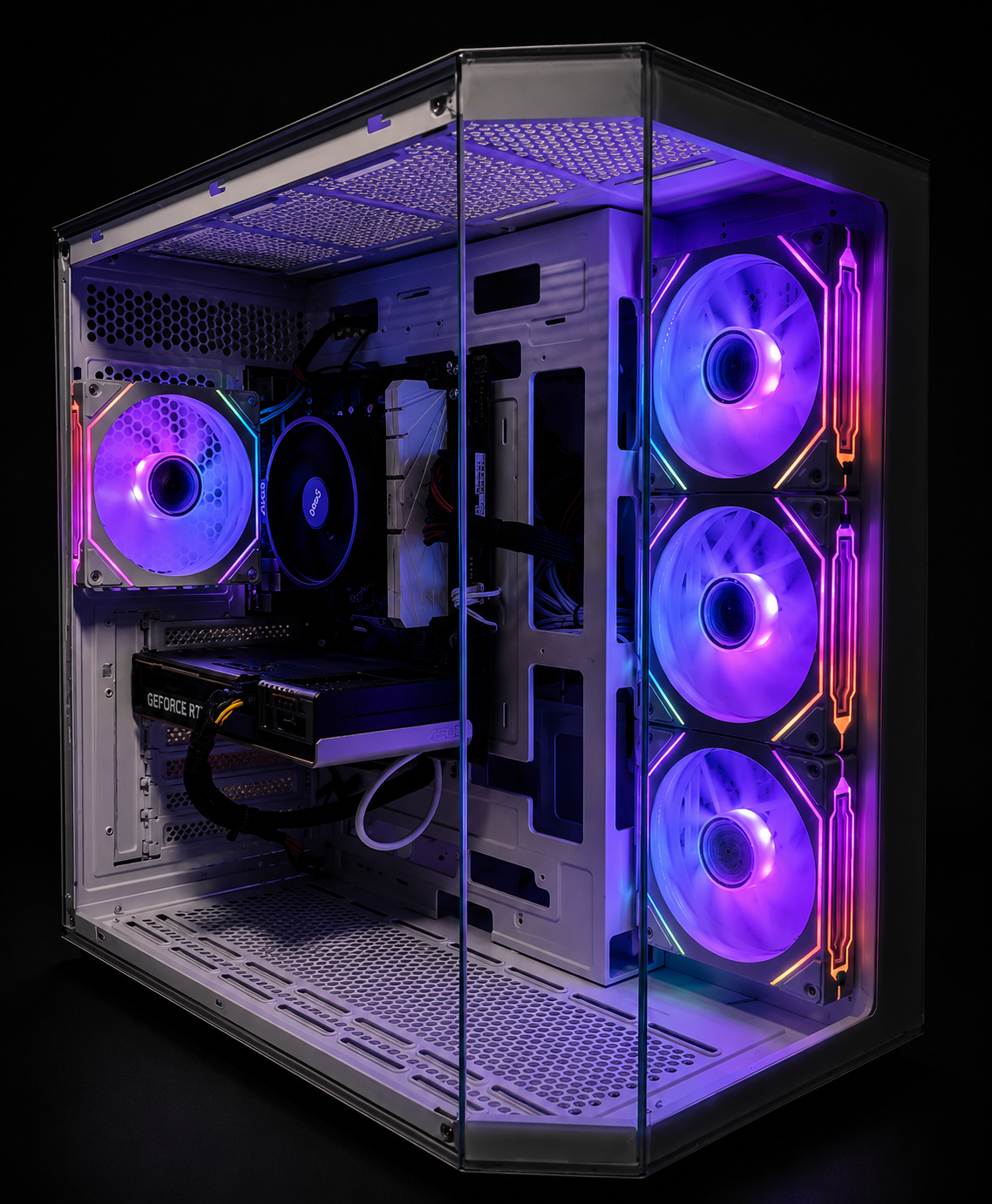 Ryzen 5 5500, RTX 5060 Gaming PC WHITE (Ready to Go, New)