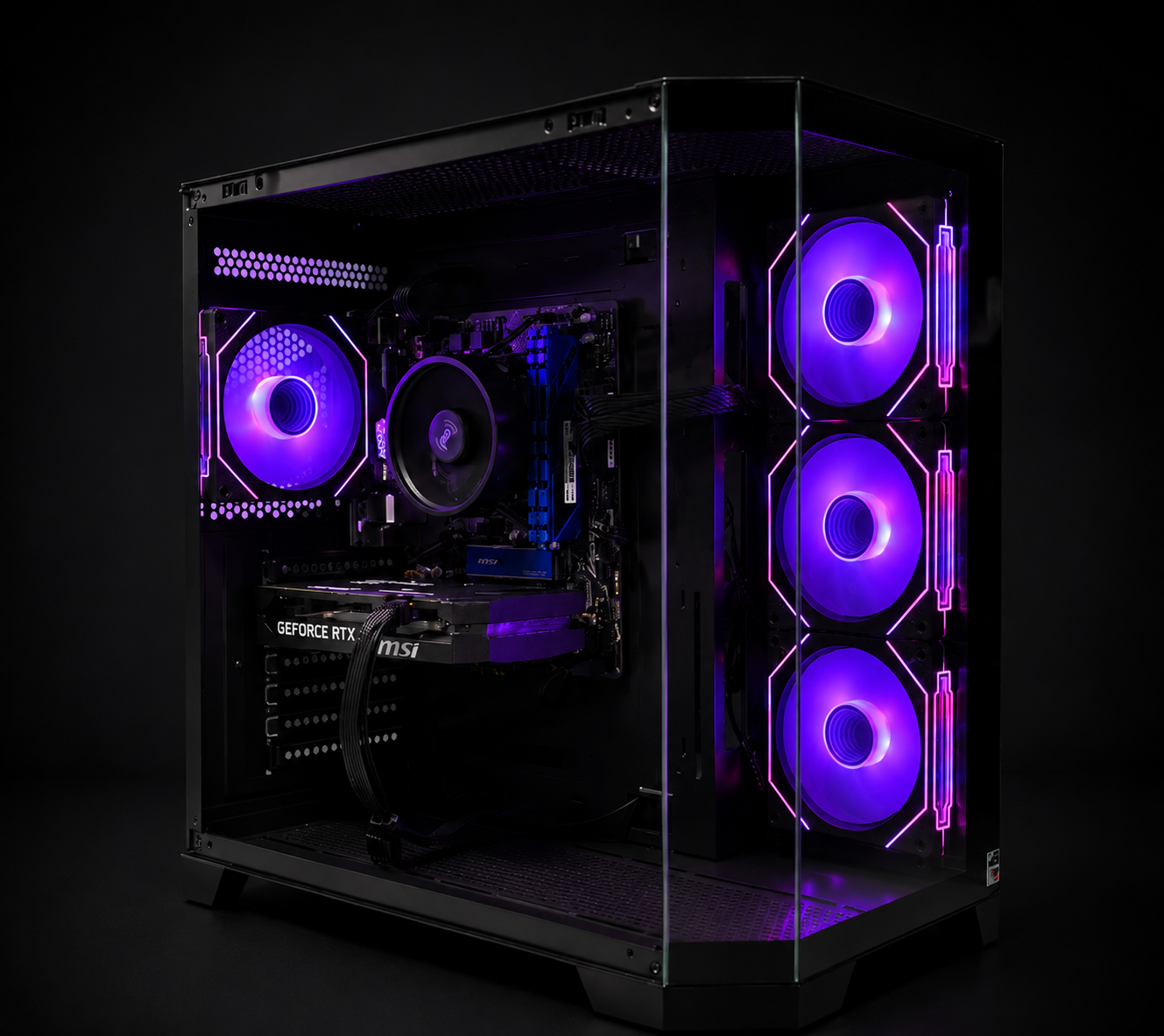 Ryzen 5 5500, RTX 5060 Gaming PC BLACK (Ready to Go, New)