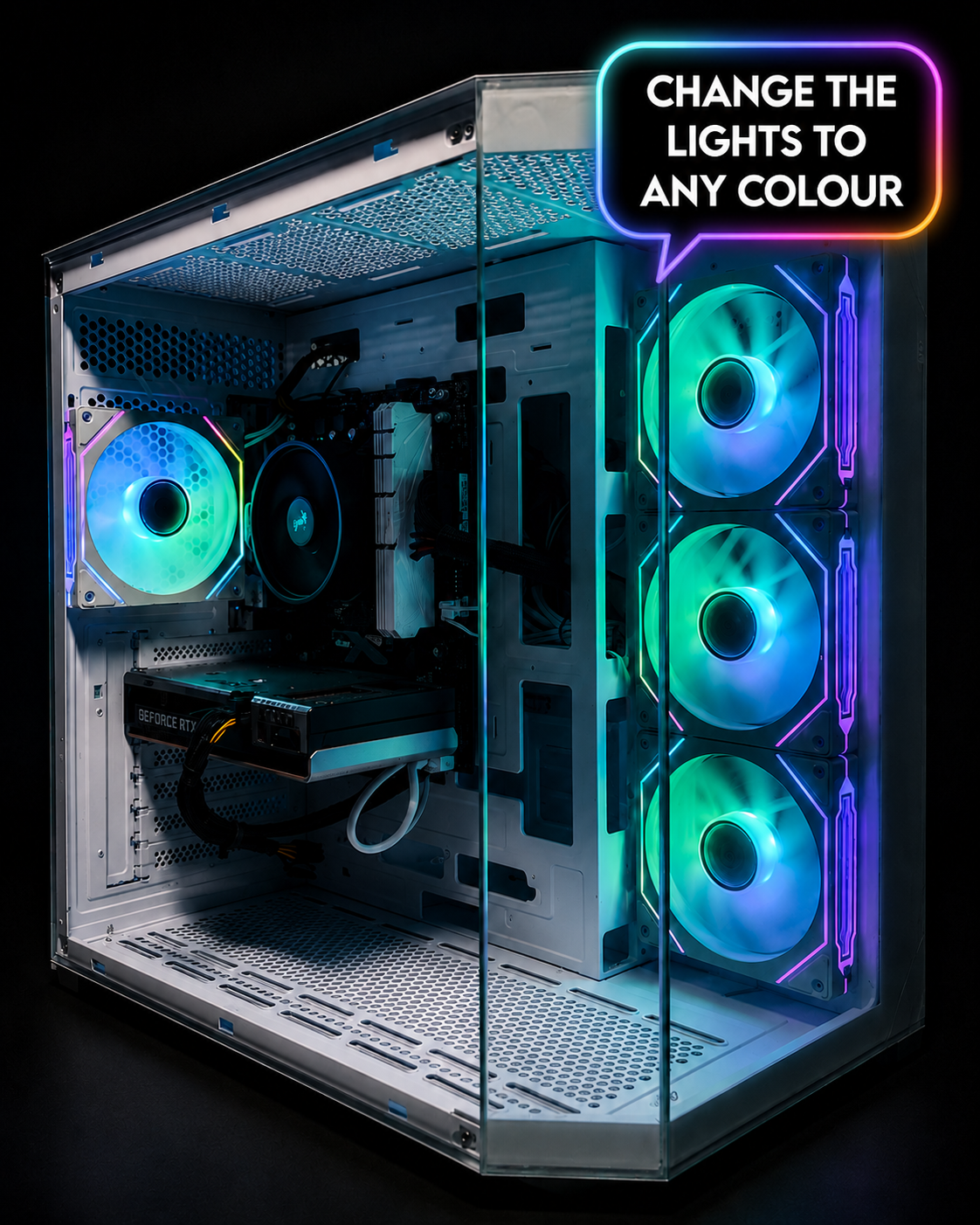 Ryzen 5 5500, RTX 5060 Gaming PC WHITE (Ready to Go, New)
