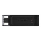 Kingston 64GB DataTraveler 70 USB 3.2 Gen1 Type-C Memory Pen, Cap