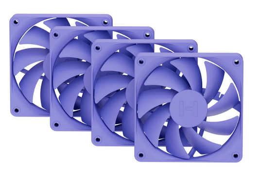 HYTE FA12 120mm PWM Fan 4 Pack - Taro Milk