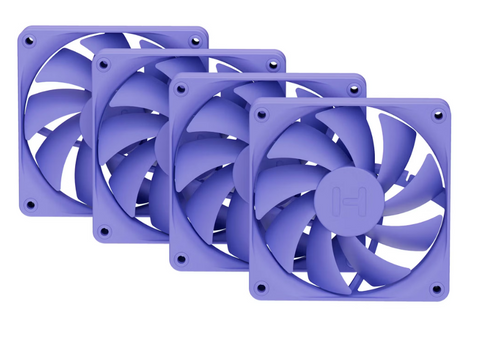 HYTE FA12 120mm PWM Fan 4 Pack - Taro Milk