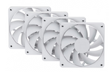 HYTE FA12 120mm PWM Fan 4 Pack - White