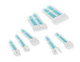 Kolink Core Adept Braided Cable Extension Kit - Brilliant White/Powder Blue