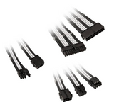 Kolink Core Adept Braided Cable Extension Kit - Jet Black/Brilliant White