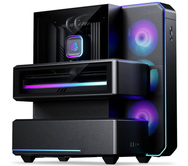 Phanteks EX5 PLUS High Airflow ATX Chamber Case with 360 AIO - Satin Black