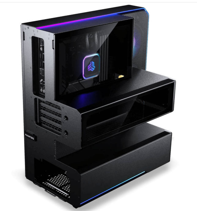 Phanteks EX5 PLUS High Airflow ATX Chamber Case with 360 AIO - Satin Black