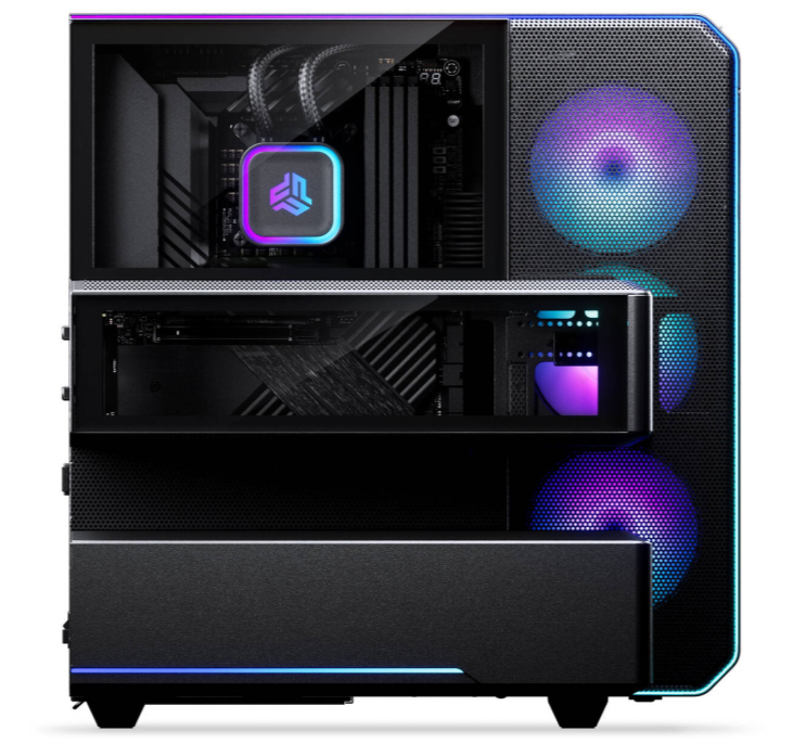 Phanteks EX5 PLUS High Airflow ATX Chamber Case with 360 AIO - Satin Black