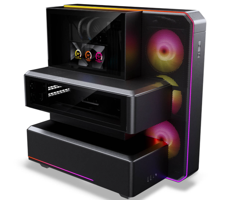 Phanteks EX5 MAX High Airflow ATX Chamber Case with 360 AIO - Satin Black