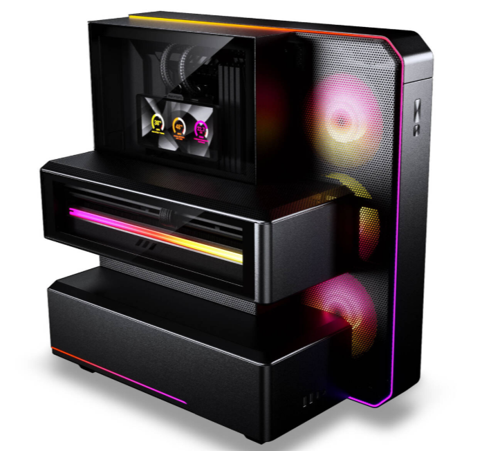 Phanteks EX5 MAX High Airflow ATX Chamber Case with 360 AIO - Satin Black
