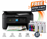 Includes 3 Extra FREE Sets *** Epson Expression Home XP-4200 3-in-1 Ink Multifunction Printer, Scanner, Copier, WiFi, 1440dpi, Duplex, 2.4 Inch Display, DIN A4