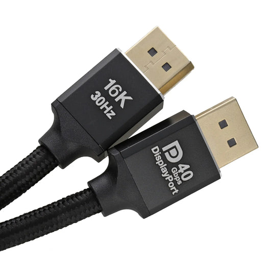 CERTIFIED Pro DisplayPort v2.1 8K 120Hz/4K 144Hz UHBR10 40Gbps Cable 2m