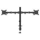 PM100 Dual Monitor Desk Mount With Clamp and Grommet Stand