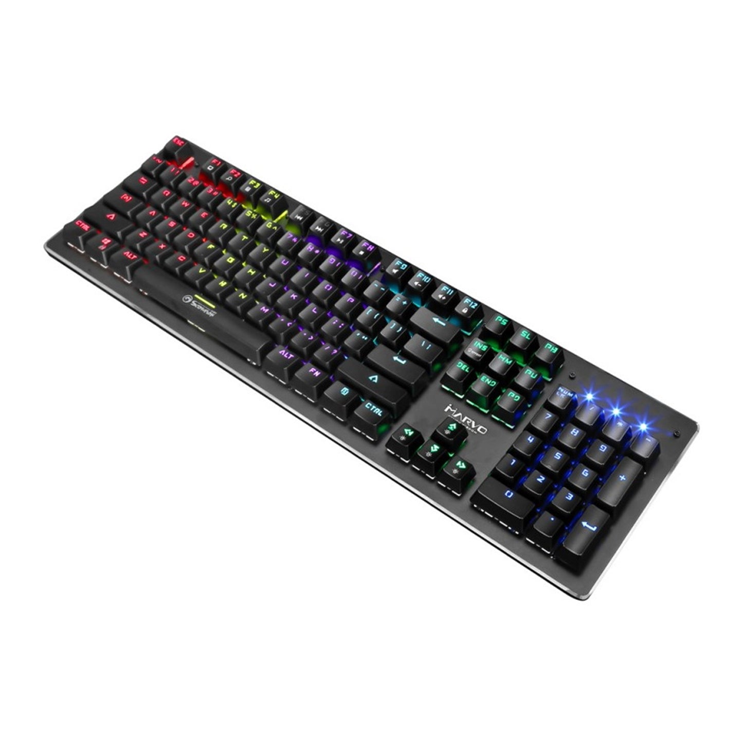Marvo Scorpion KG909 RGB LED Full Size Mechanical Gaming Keyboard with Blue Switches