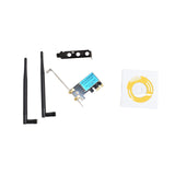 Evo Labs PCI-Express Full Height AC1200 Dual Band WiFi Card with Detachable Antennas