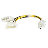 6 Pin PCI Express Video Card Power Cable Adapter - Lightning Computers