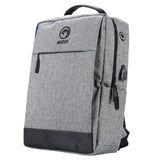 Marvo Grey Laptop Backpack with external USB Port