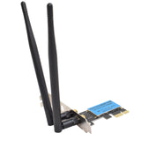 Evo Labs PCI-Express Full Height AC1200 Dual Band WiFi Card with Detachable Antennas