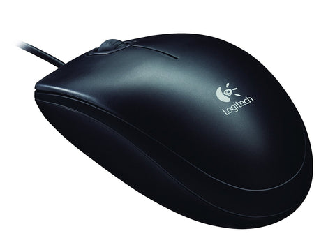 Logitech B100 Optical Mouse - Black - Lightning Computers